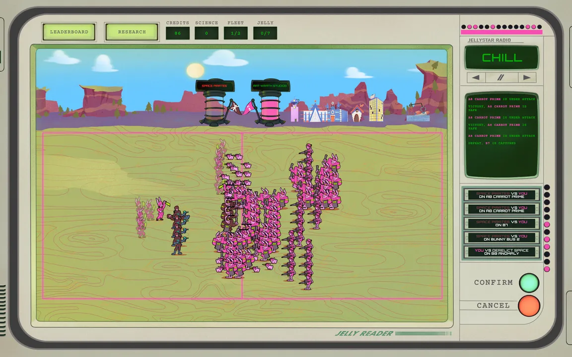 Jellystar Empires: When Space Bunnies Attack!! Screenshot 0