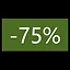 -75% icon