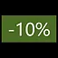 -10% icon