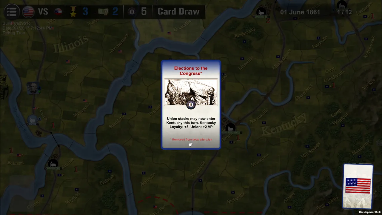 Wars Across the World: Kentucky 1861 Screenshot 2