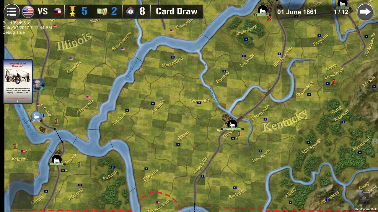 Wars Across the World: Kentucky 1861 Screenshot 3