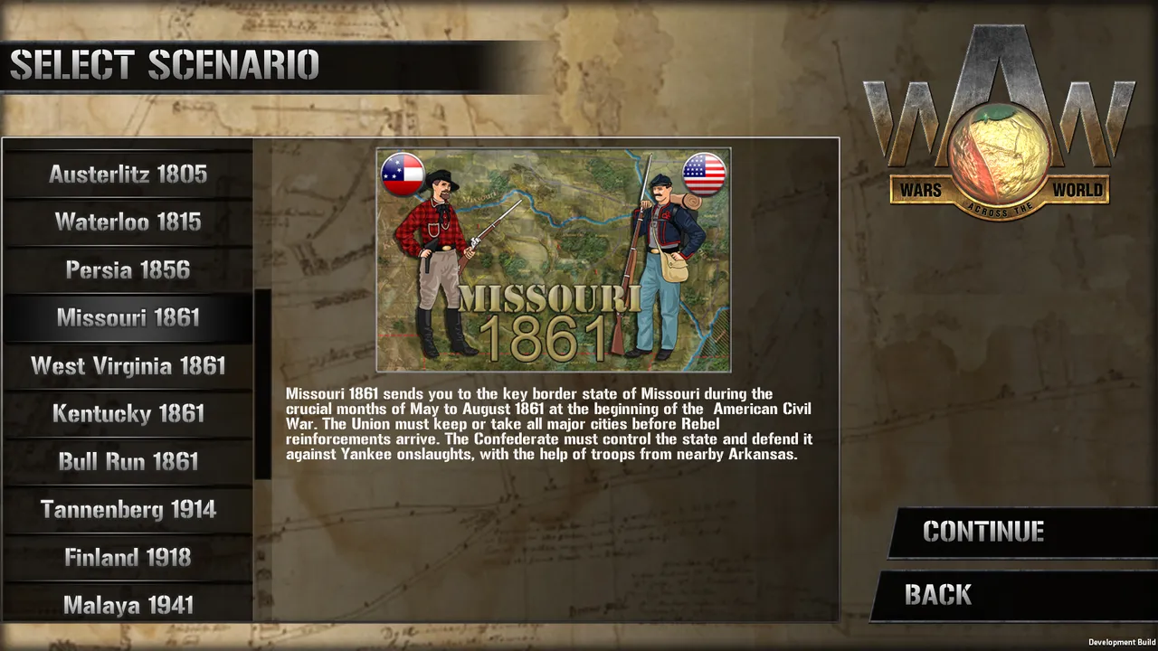 Wars Across the World: Missouri 1861 Screenshot 0