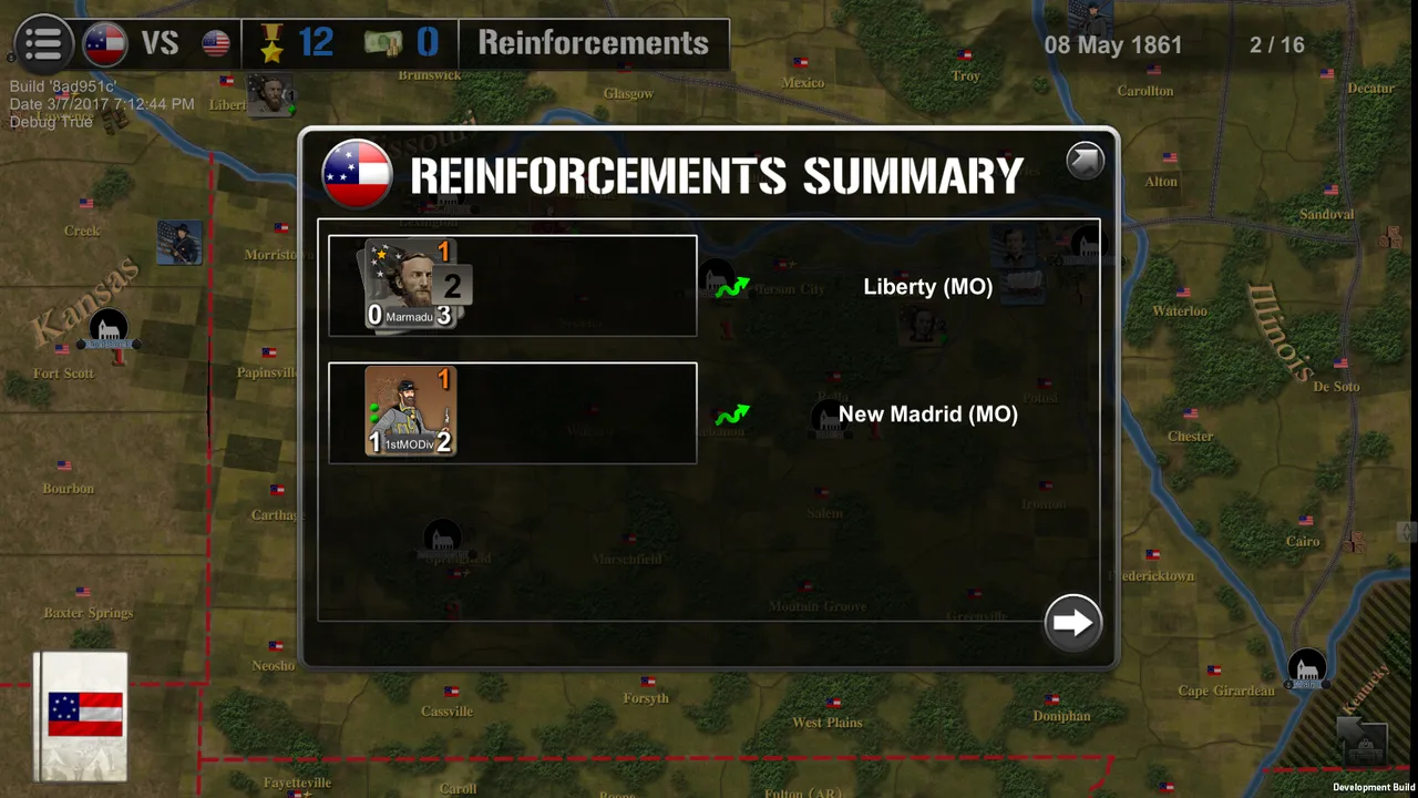 Wars Across the World: Missouri 1861 Screenshot 8