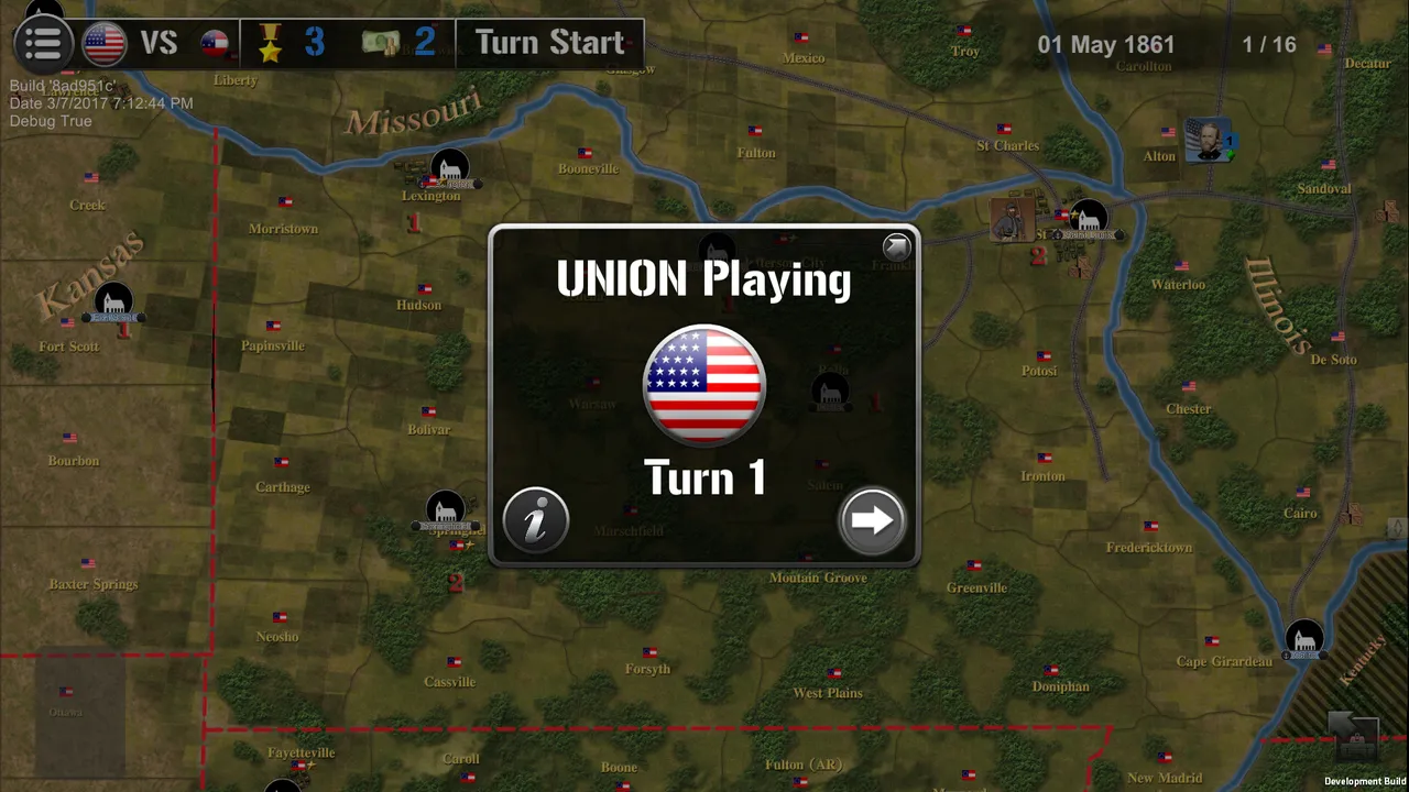 Wars Across the World: Missouri 1861 Screenshot 2
