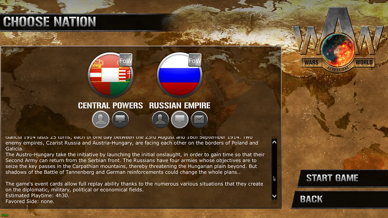 Wars Across The World: Galicia 1914 Screenshot 1
