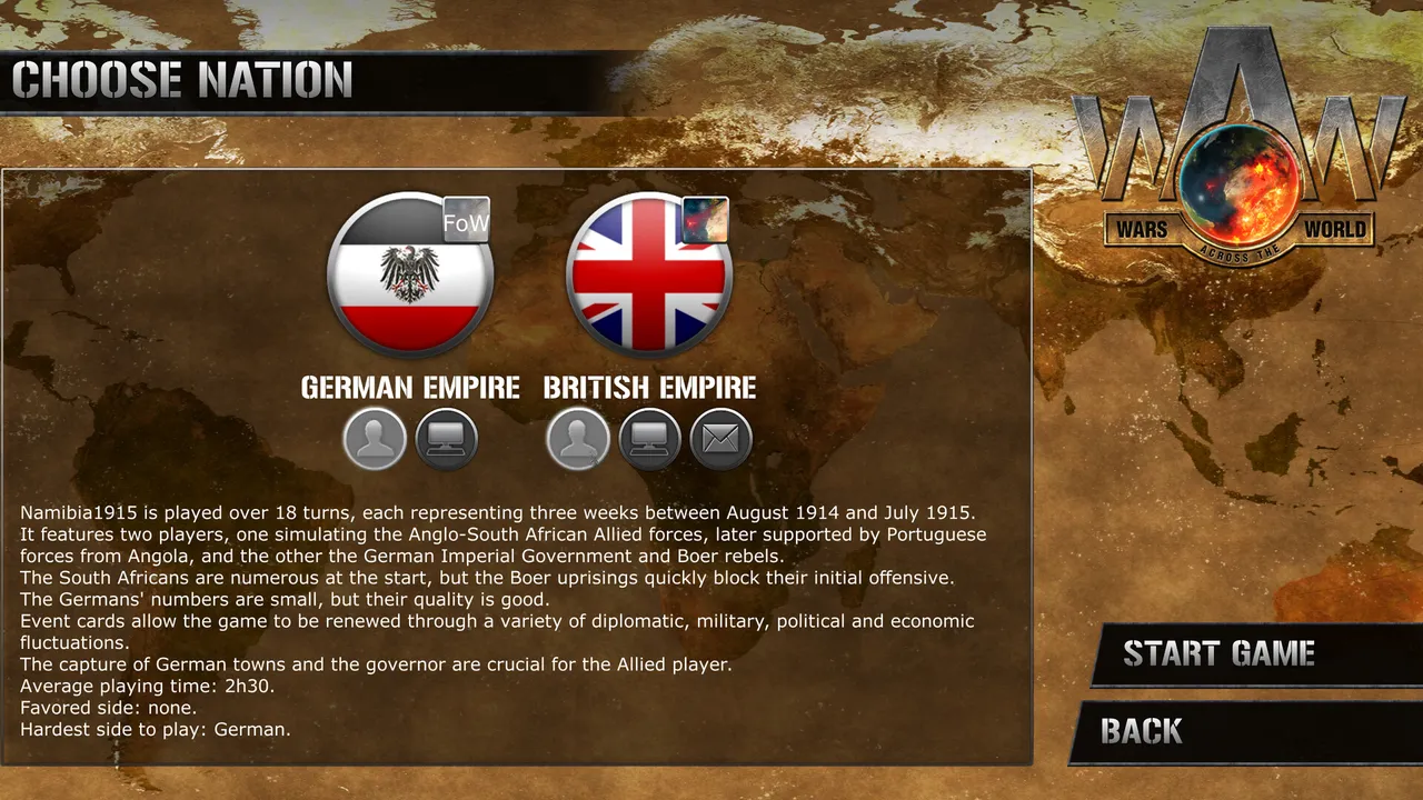 Wars Across The World: Namibia 1915 Screenshot 14