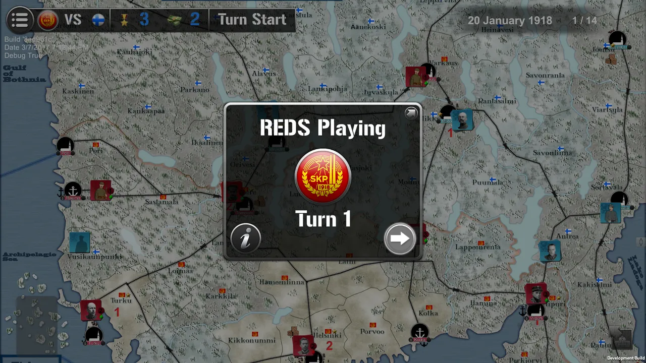 Wars Across the World: Finland 1918 Screenshot 2