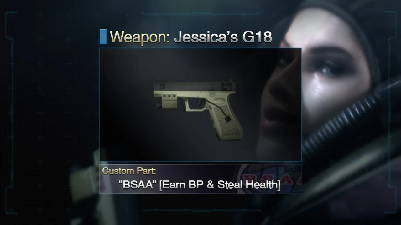 Resident Evil: Revelations Jessica's G18 + Custom Part: Screenshot 4