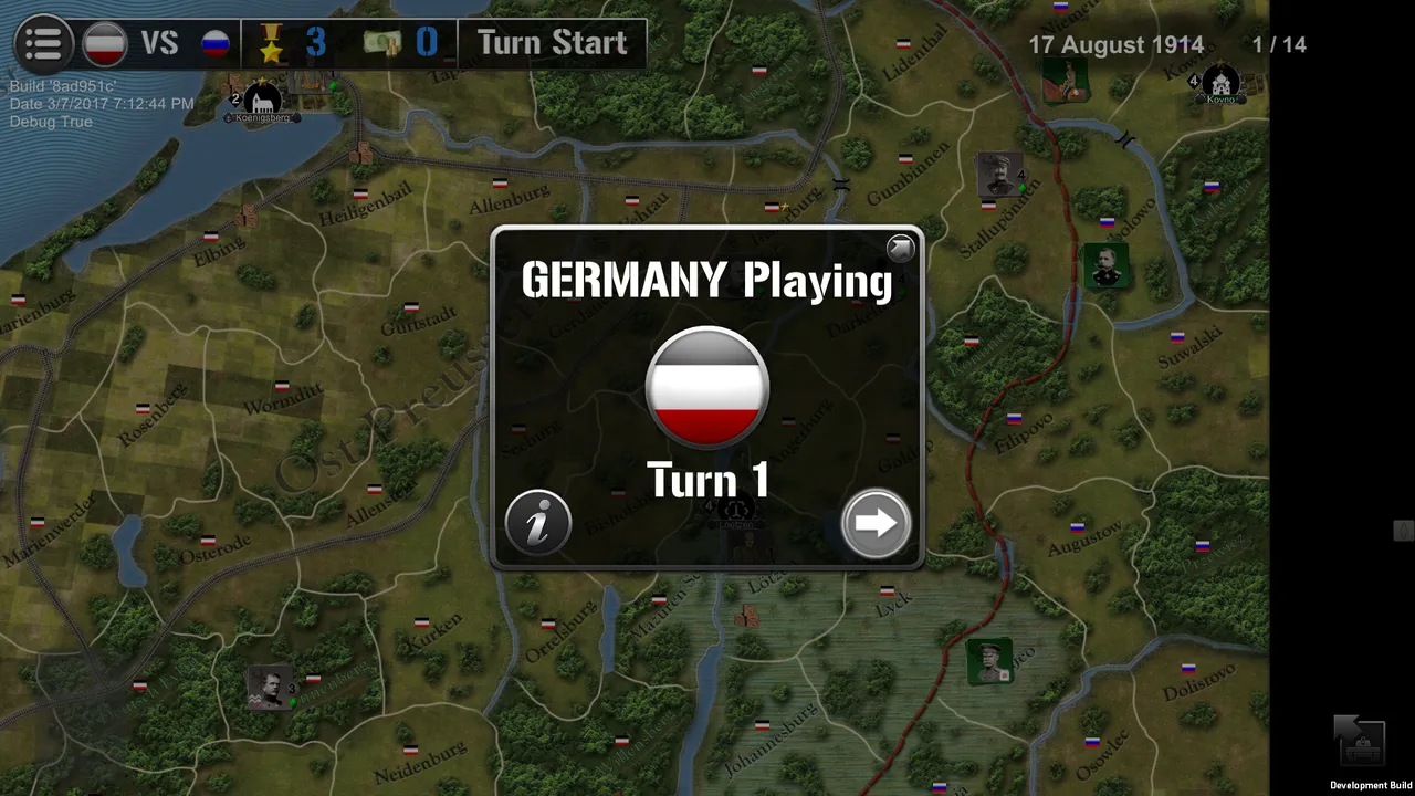 Wars Across the World: Tannenberg 1914 Screenshot 2