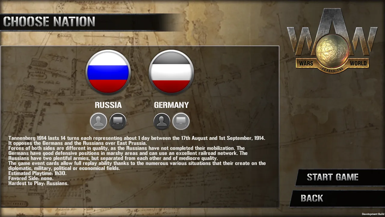 Wars Across the World: Tannenberg 1914 Screenshot 1