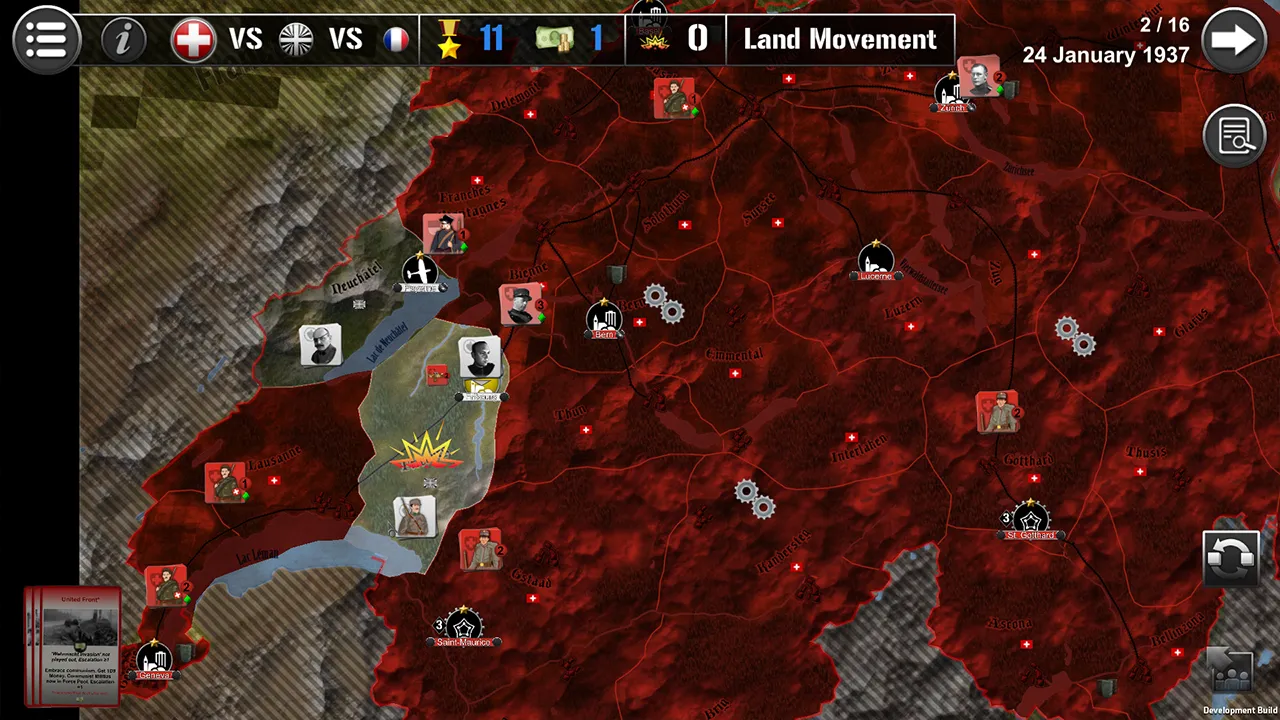 Wars Across The World: Switzerland 1937 Screenshot 2
