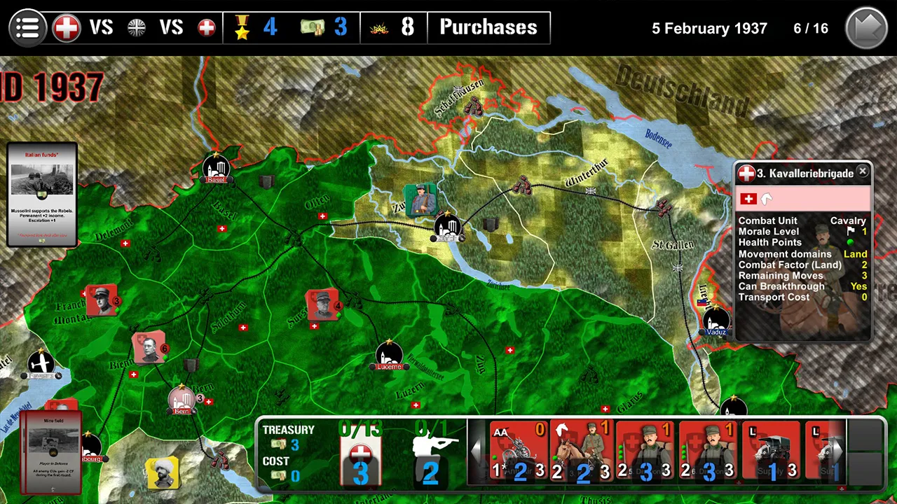 Wars Across The World: Switzerland 1937 Screenshot 6
