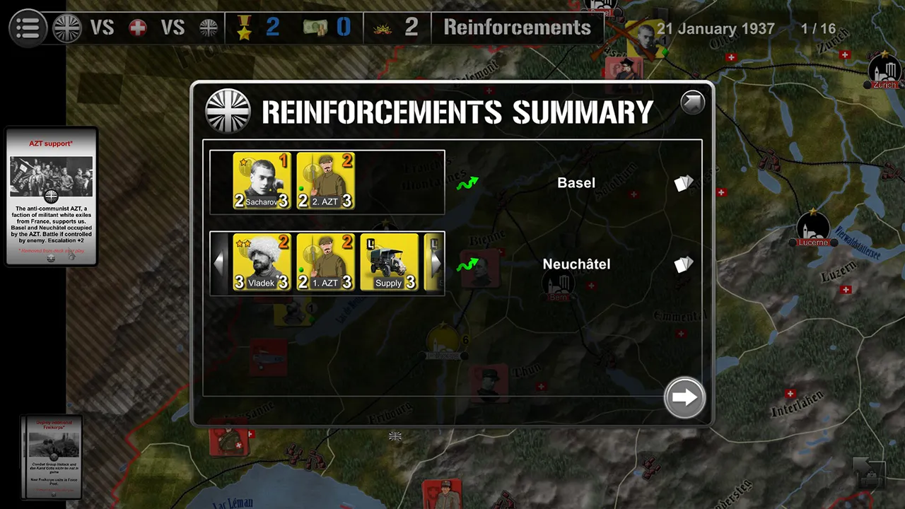 Wars Across The World: Switzerland 1937 Screenshot 7