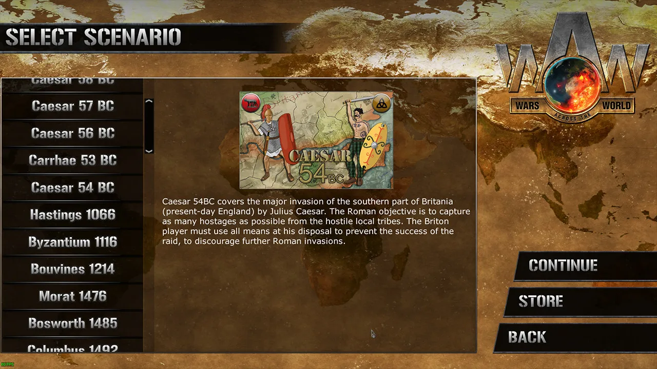Wars Across the World: Caesar 54 Screenshot 0