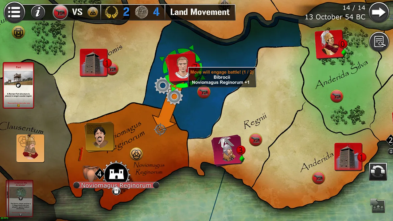 Wars Across the World: Caesar 54 Screenshot 2