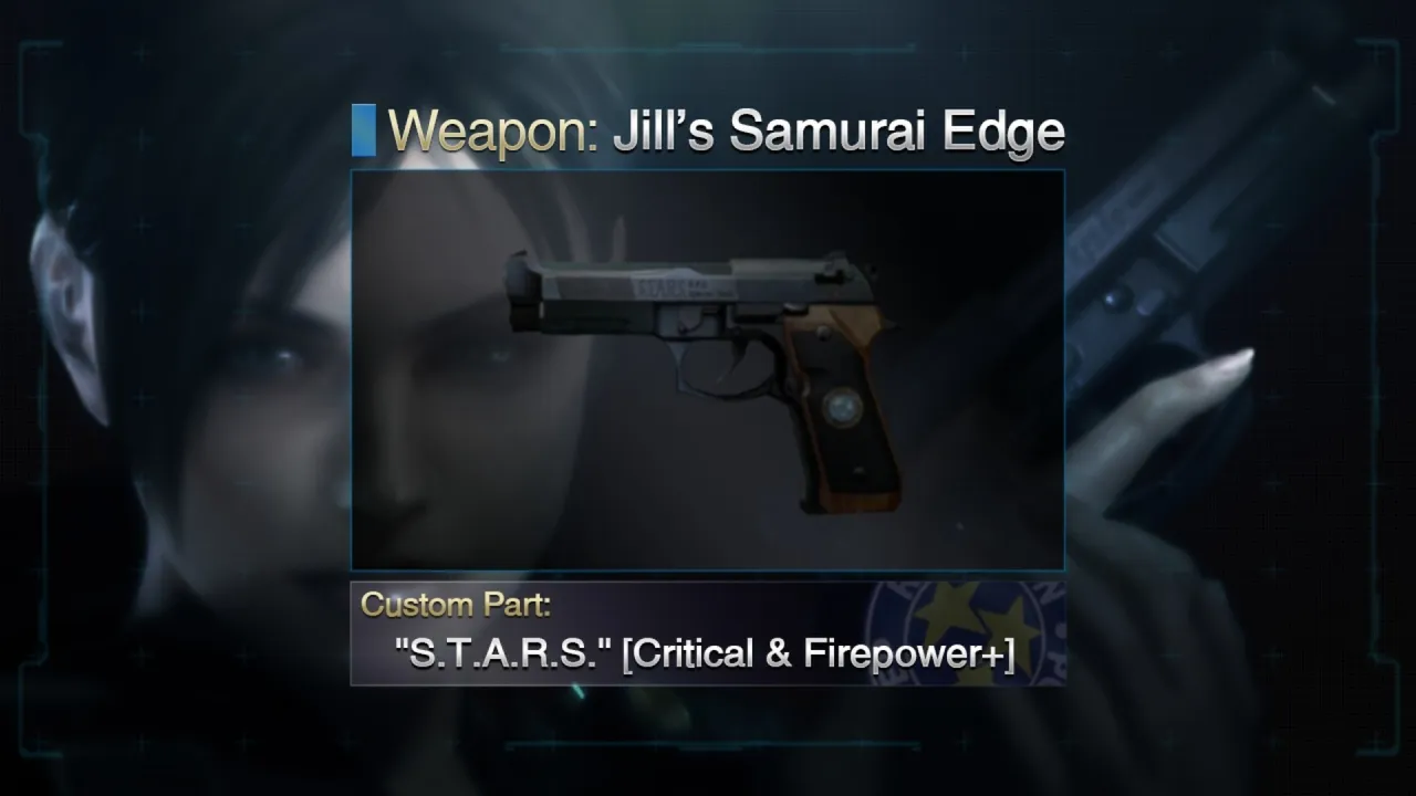 Resident Evil: Revelations Jill's Samurai Edge + Custom Part: Screenshot 4