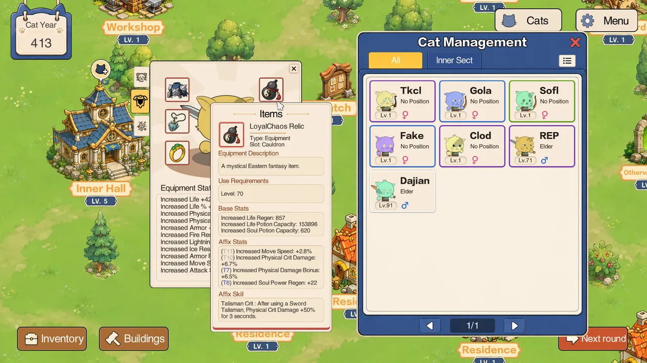 Nine Lives to Immortality: Did Kitty Break Through Today? Screenshot 6
