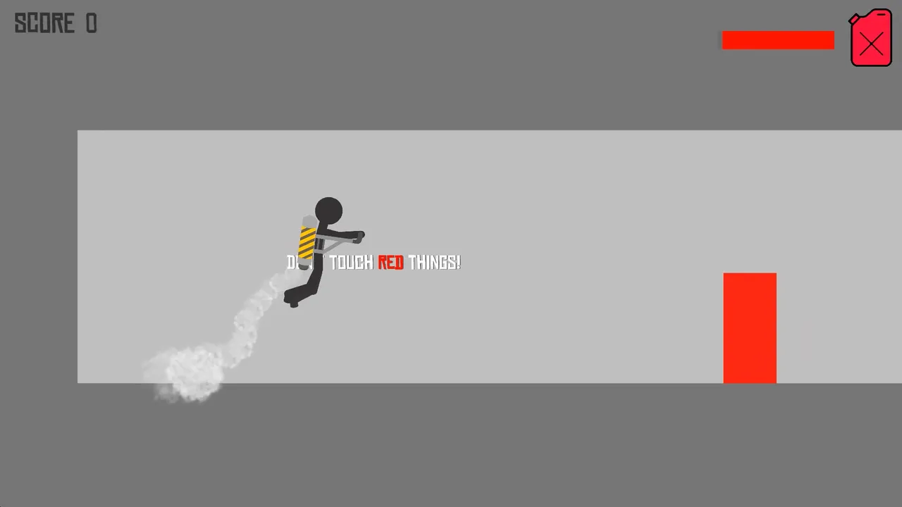 Stickman Jetpack Screenshot 0