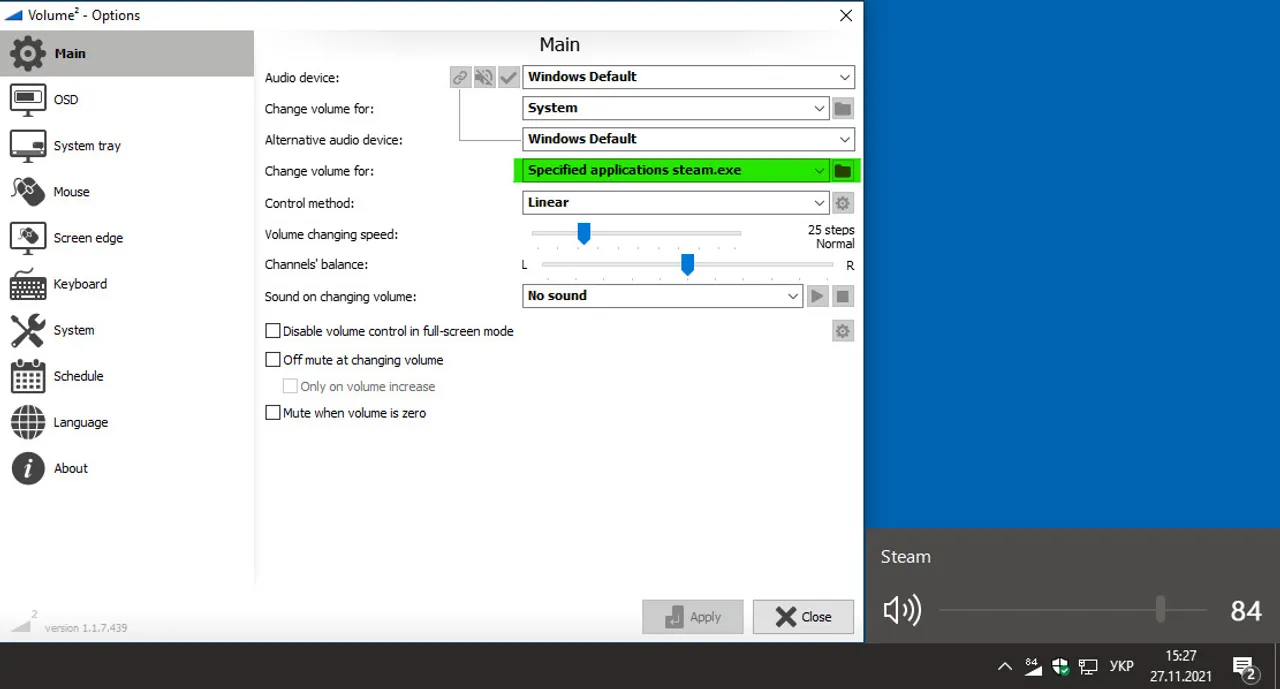 Volume² - advanced Windows volume control Screenshot 12