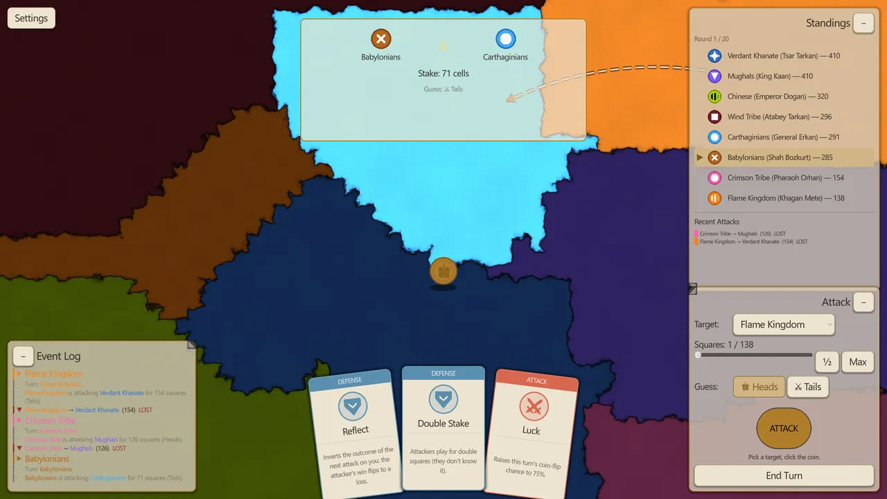 Flip & Conquer Screenshot 1