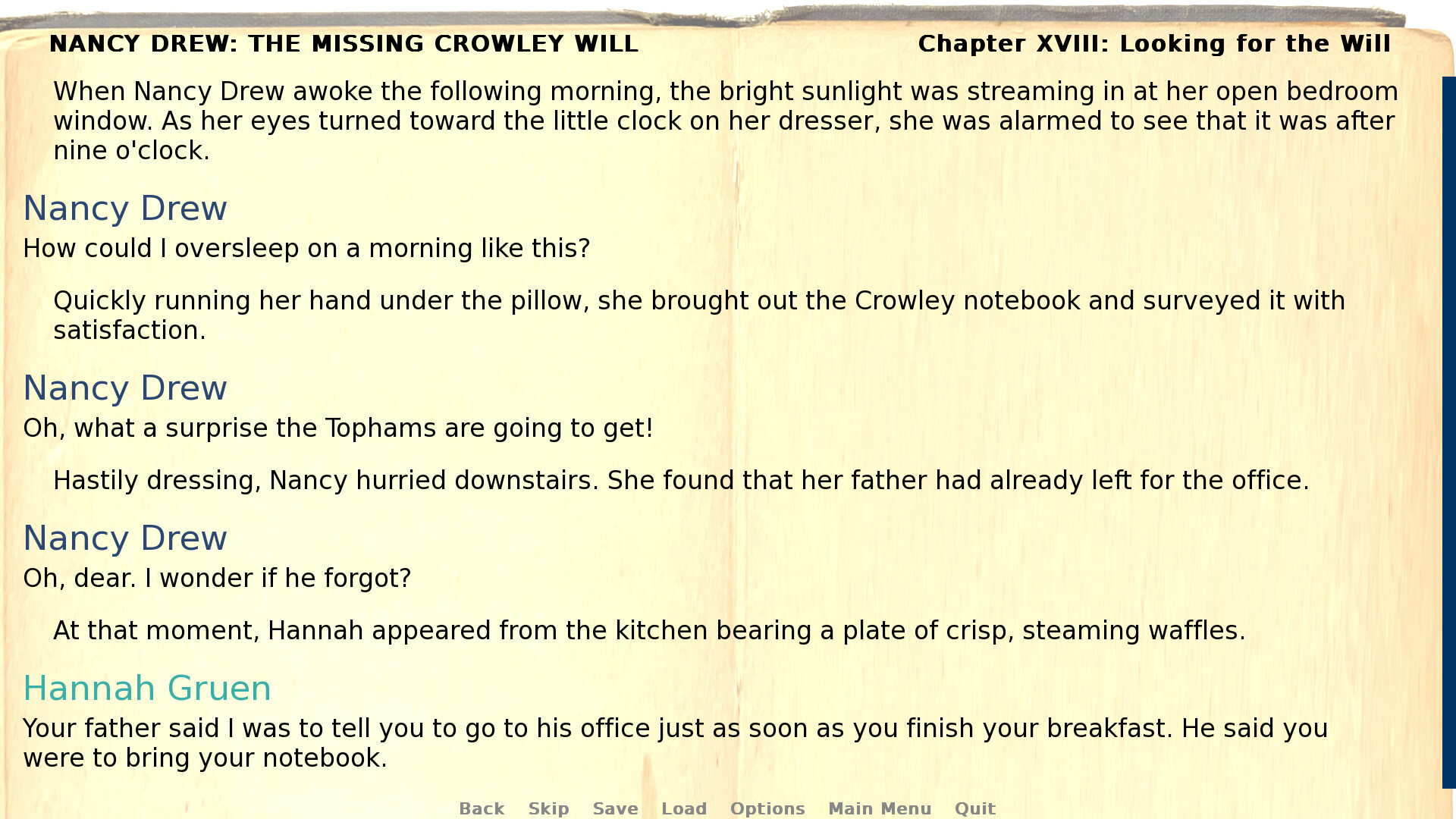 Nancy Drew: The Missing Crowley Will Screenshot 5