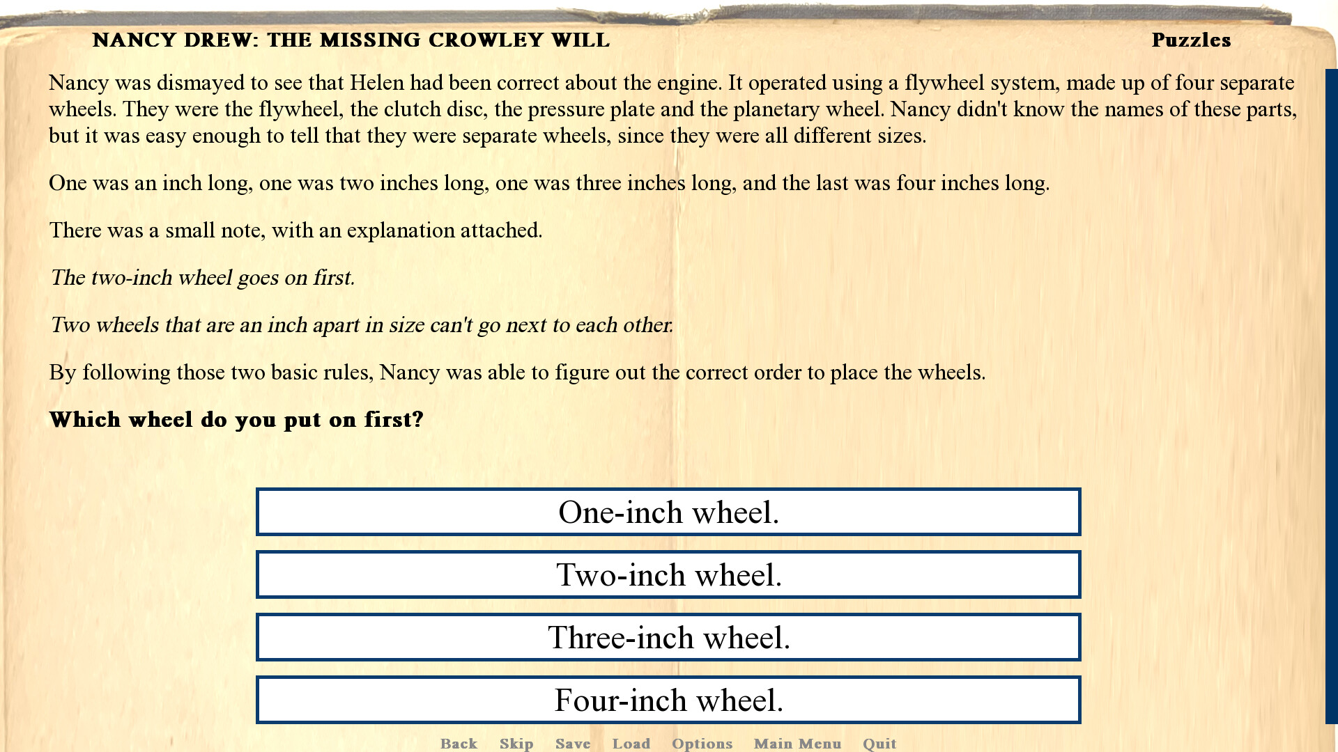 Nancy Drew: The Missing Crowley Will Screenshot 3