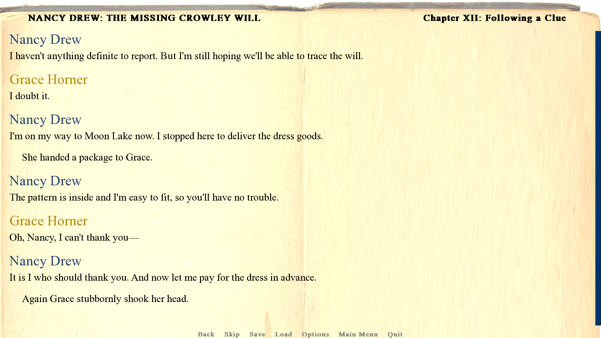Nancy Drew: The Missing Crowley Will Screenshot 4