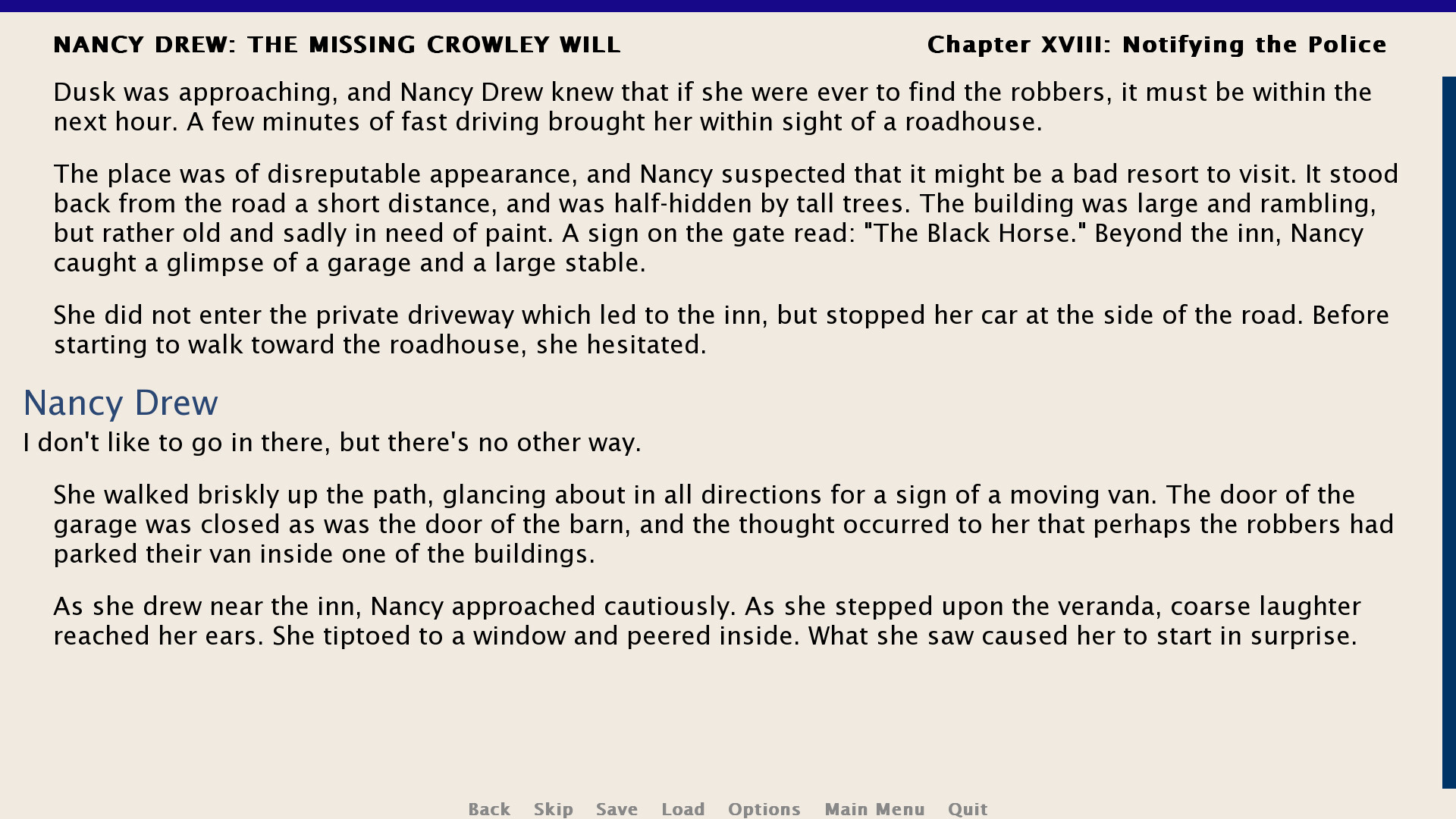 Nancy Drew: The Missing Crowley Will Screenshot 2