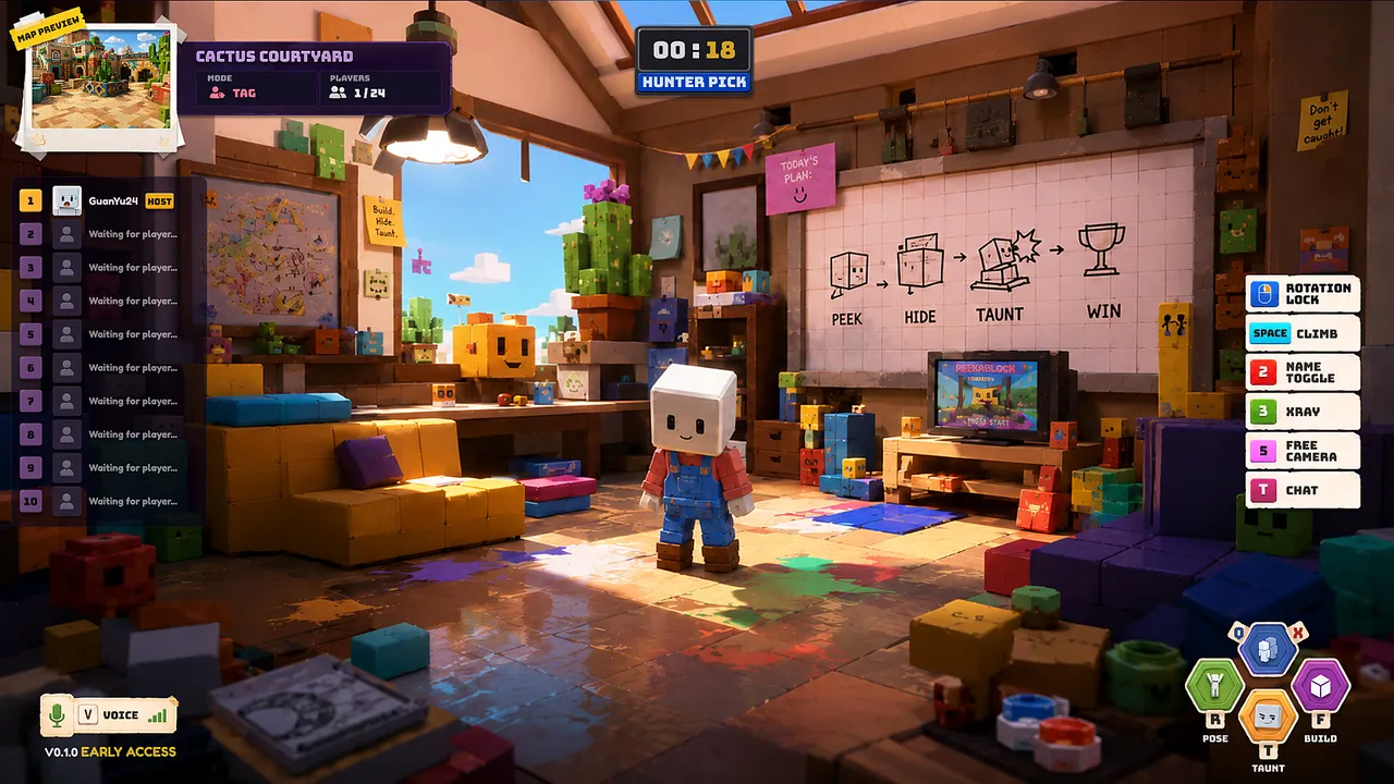 Peekablock Playtest Screenshot 1