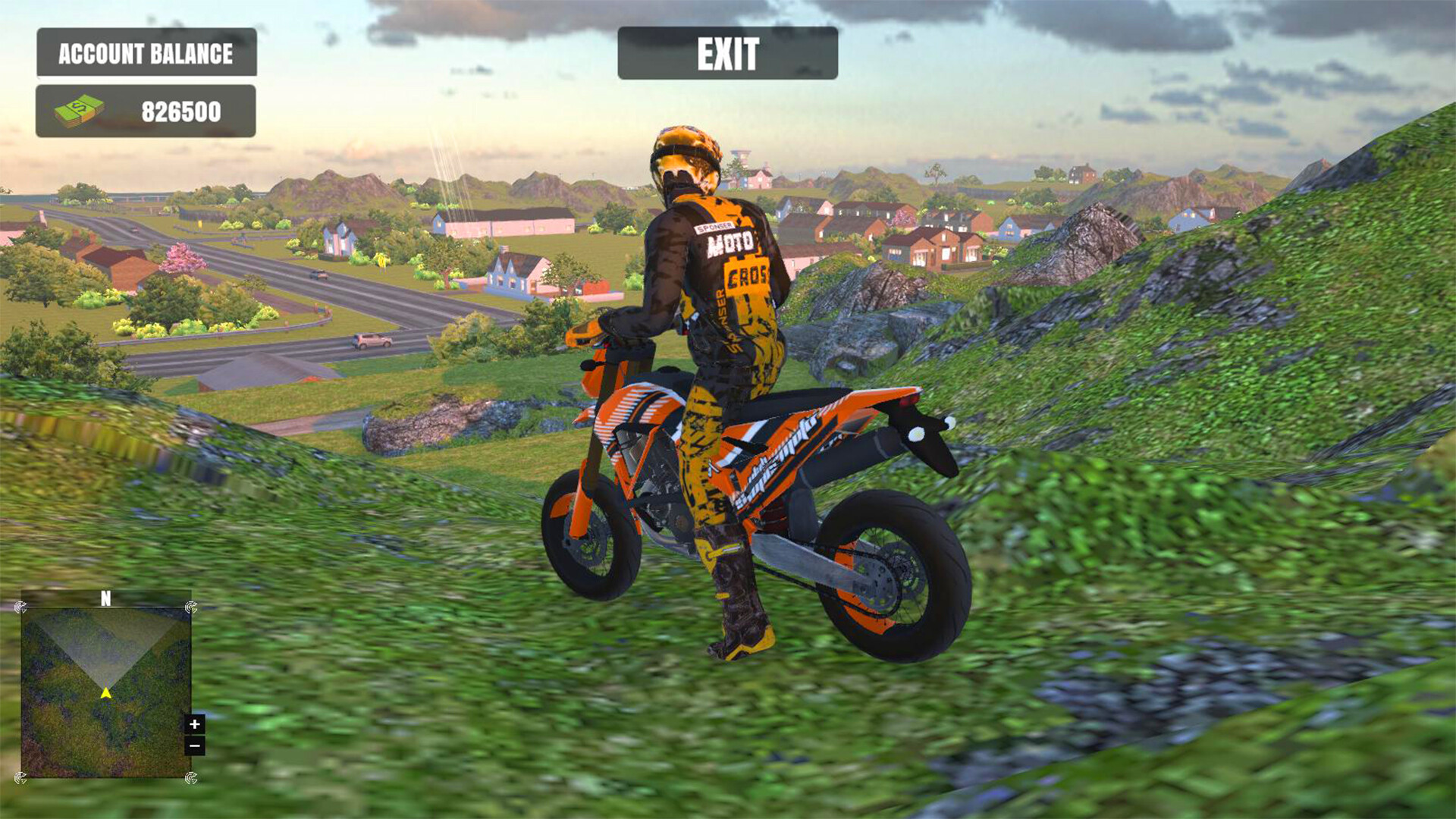 Real Motocross Driving Simulator Screenshot 0