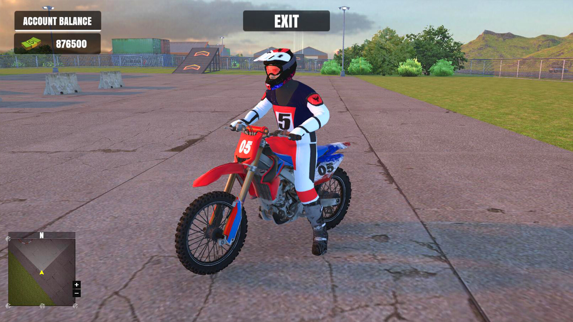 Real Motocross Driving Simulator Screenshot 1