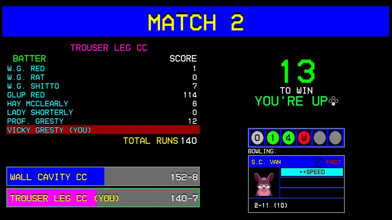Dandy Rat Cricket Club Screenshot 4
