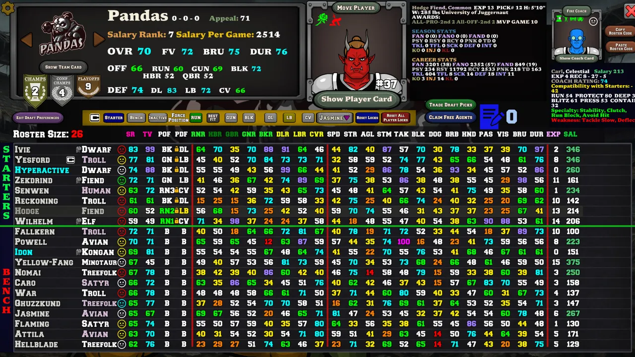 Brutal Ball Manager 2 Screenshot 5