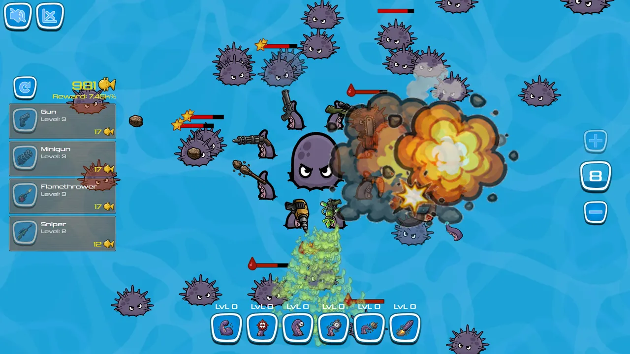 Octogun - Idle Screenshot 1