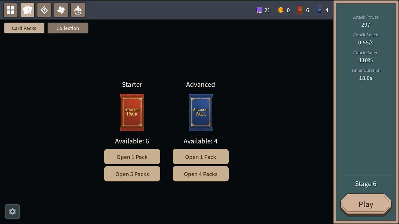 Chest Looter: Monster Card Collection Demo Screenshot 1