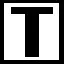 T icon