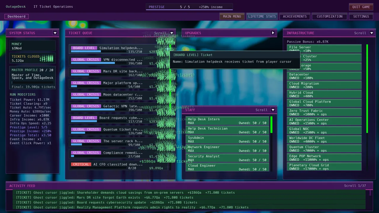 IT Outage Desk Screenshot 8
