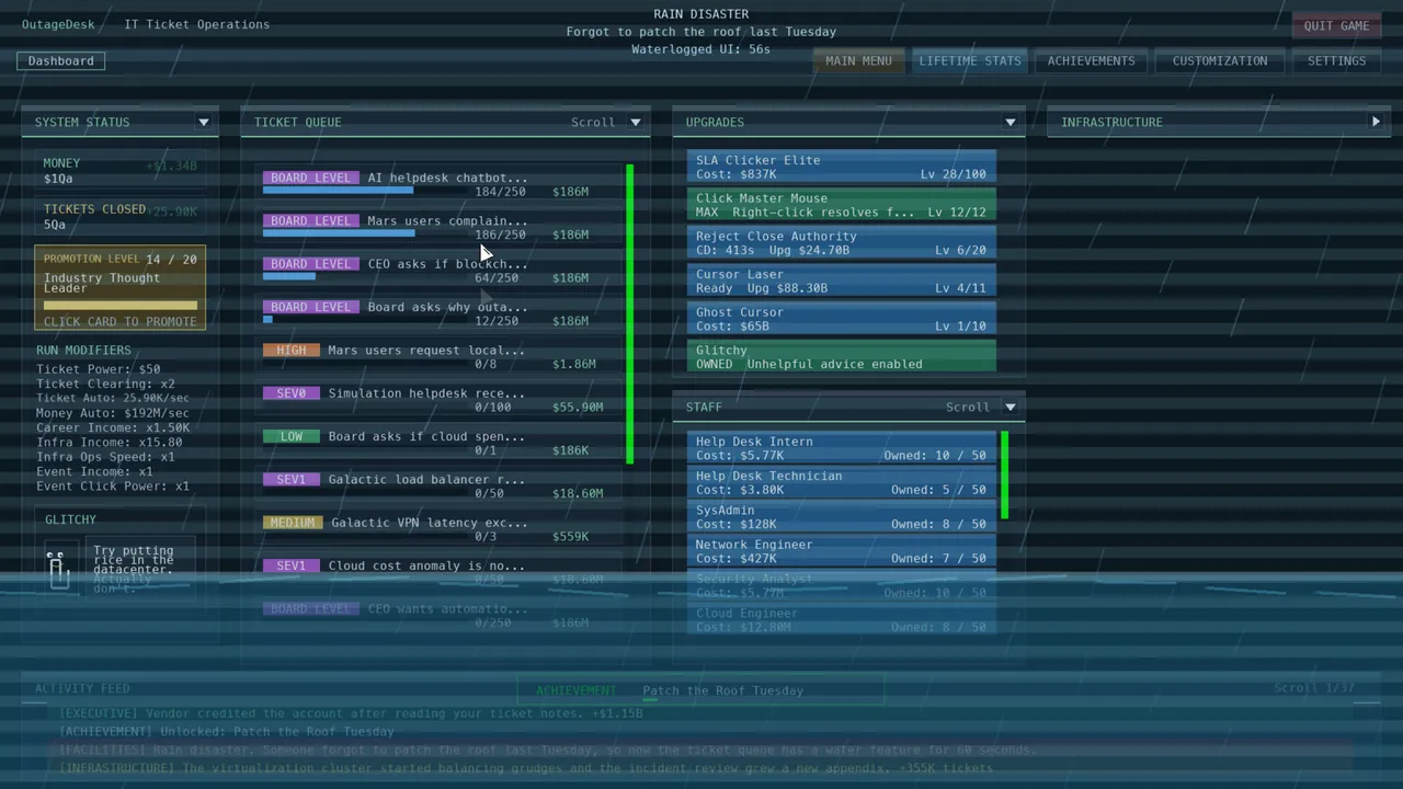 IT Outage Desk Screenshot 5
