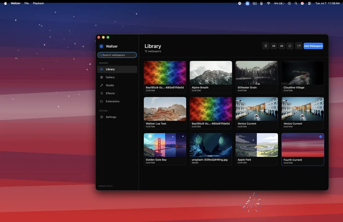 Wallzer Screenshot 2