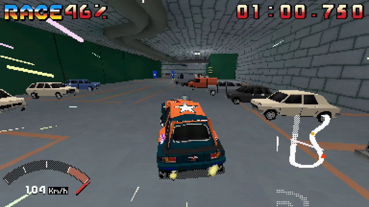 Parking Garage Rally Circuit - European Tour Screenshot 1