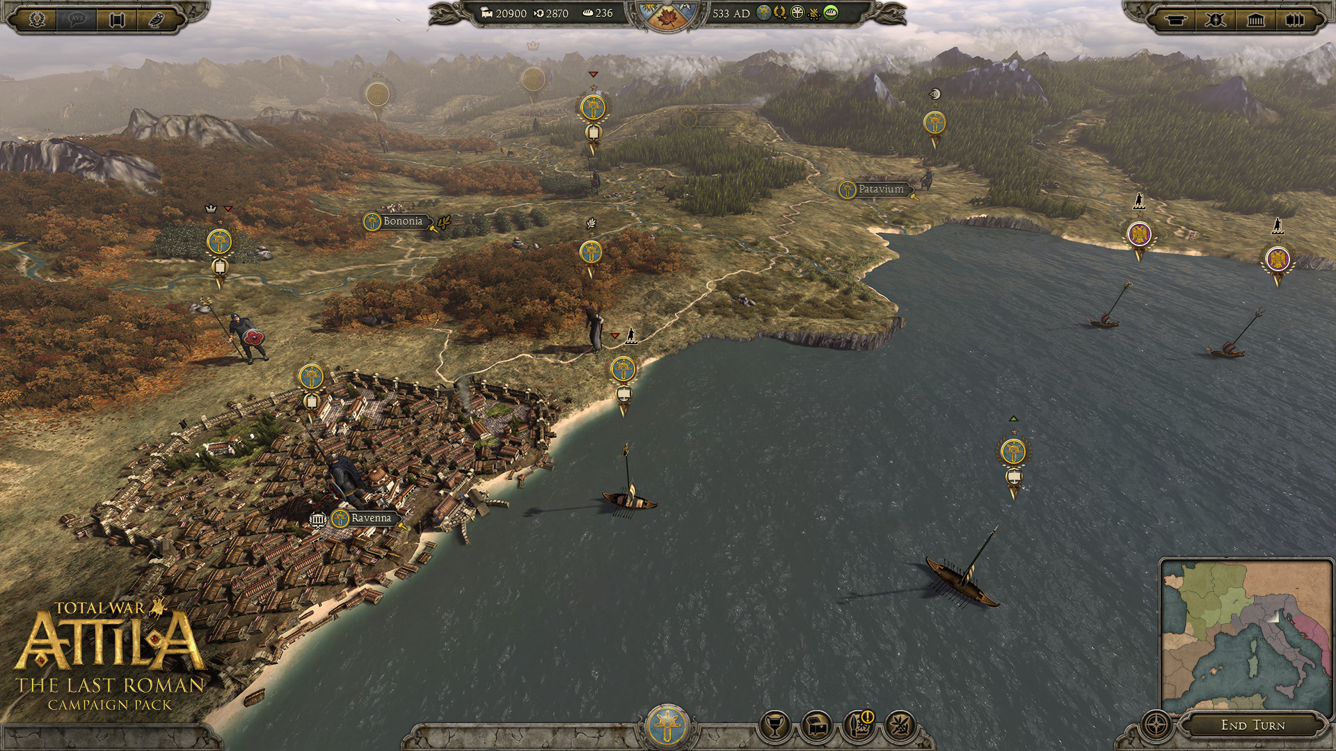 Total War: ATTILA - The Last Roman Campaign Pack Screenshot 2