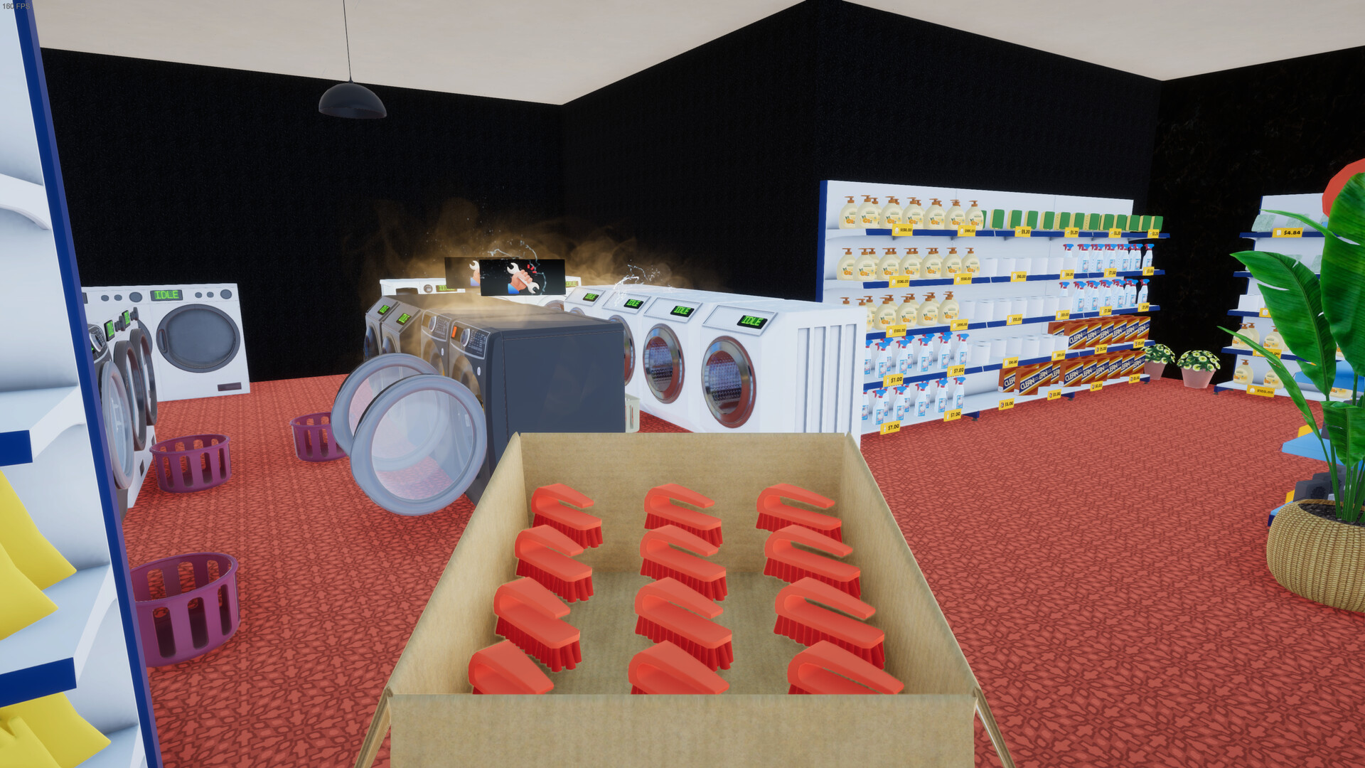 Laundry & Supermarket Simulator Screenshot 1