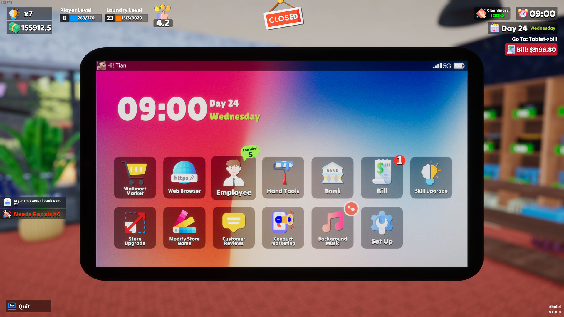 Laundry & Supermarket Simulator Screenshot 7