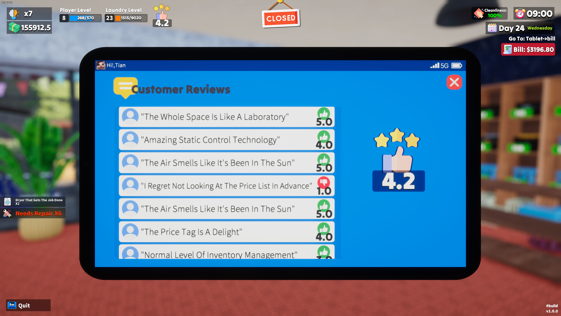 Laundry & Supermarket Simulator Screenshot 4