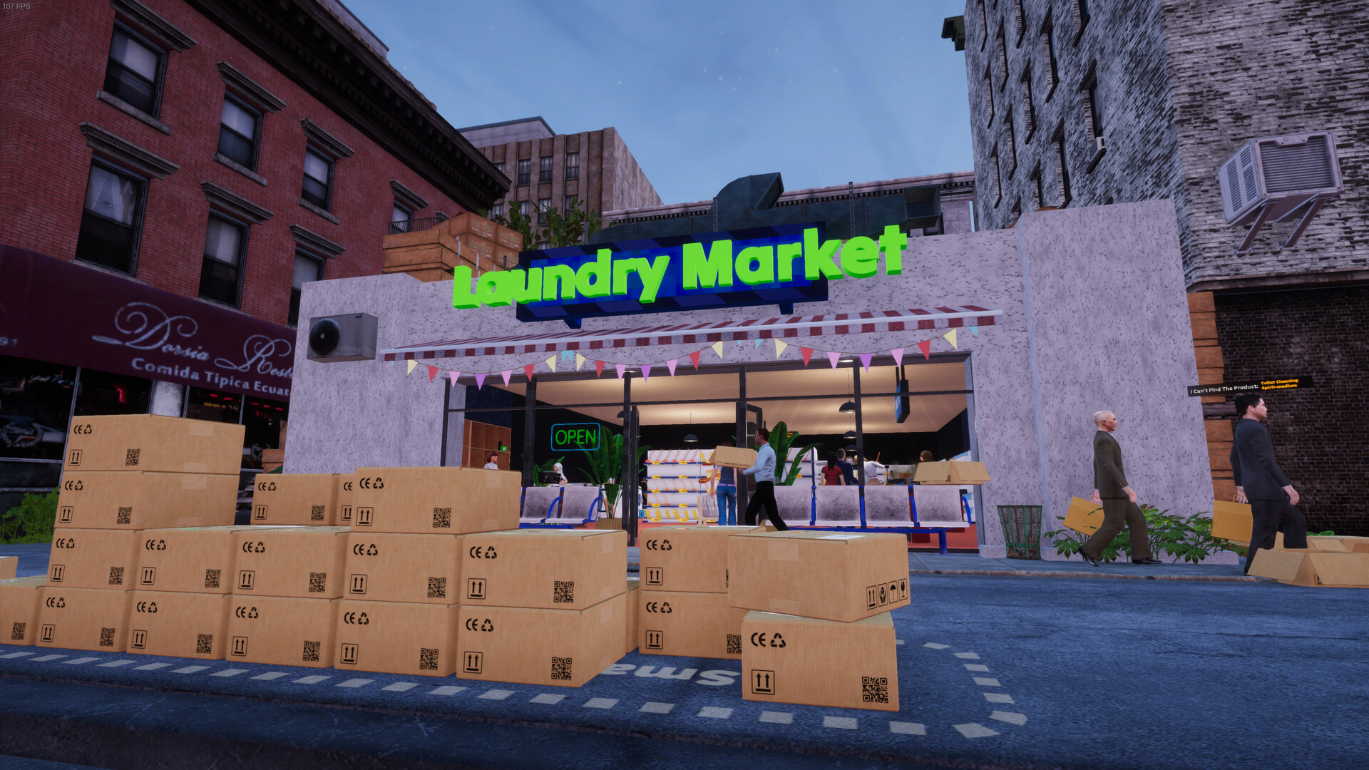 Laundry & Supermarket Simulator Screenshot 0