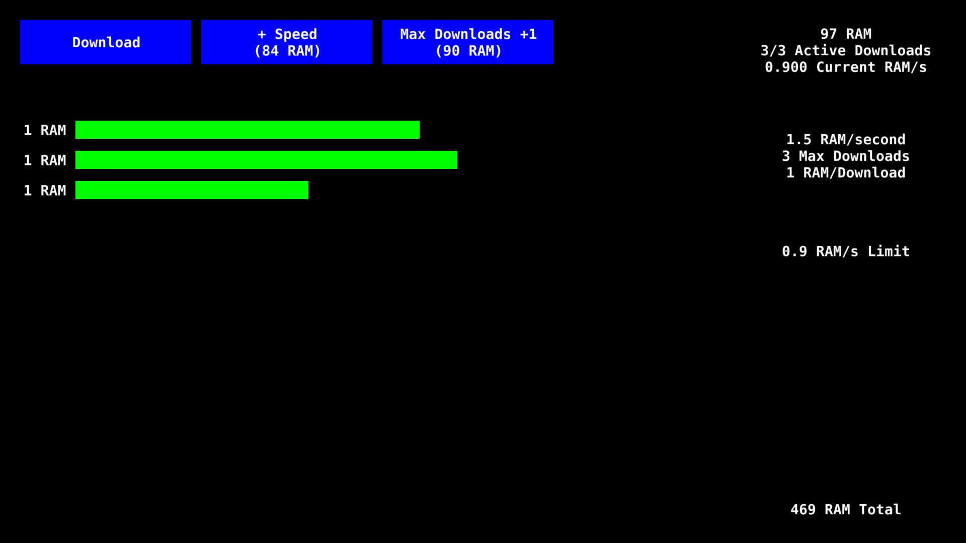RAM Downloader Screenshot 2