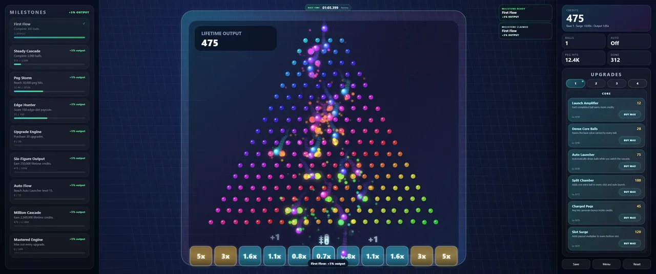 Peg Cascade Screenshot 1