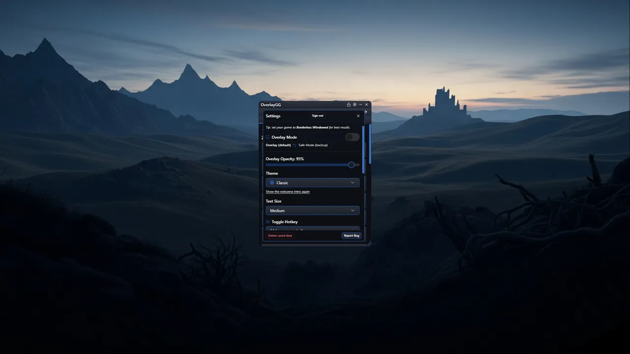 OverlayGG: Game Guide Overlay Screenshot 3