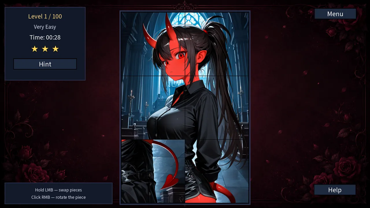 My Succubus Waifu: Hentai Puzzle Screenshot 7