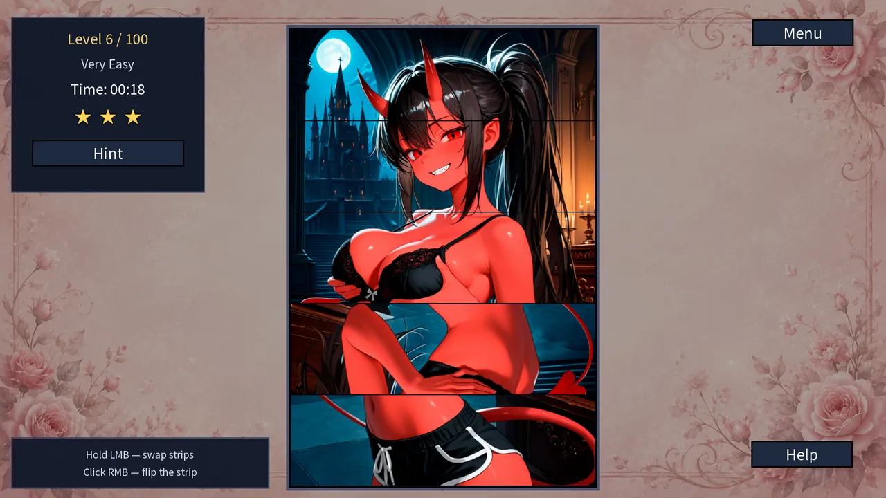 My Succubus Waifu: Hentai Puzzle Screenshot 16